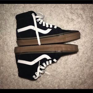 rubber gum sole high top vans